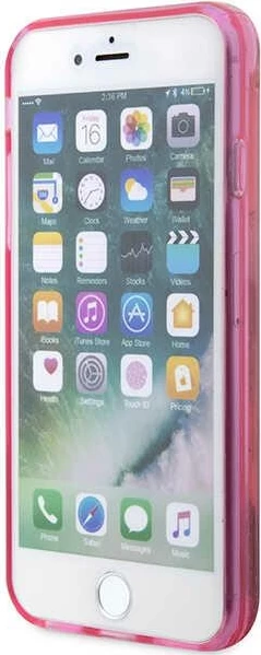 Mbështjellës Karl Lagerfeld KLHCI8LNKHCP për iPhone 7/8/SE 2020/2022, hardcase, rozë