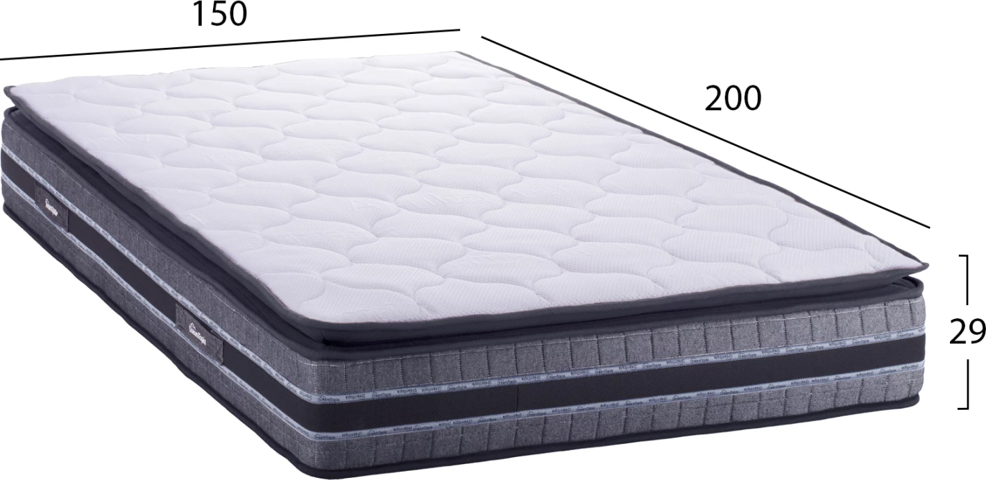 Dyshek DREAMTOPIA FH663.150, seri CELESTIAL, mini-bonnell, 150x200