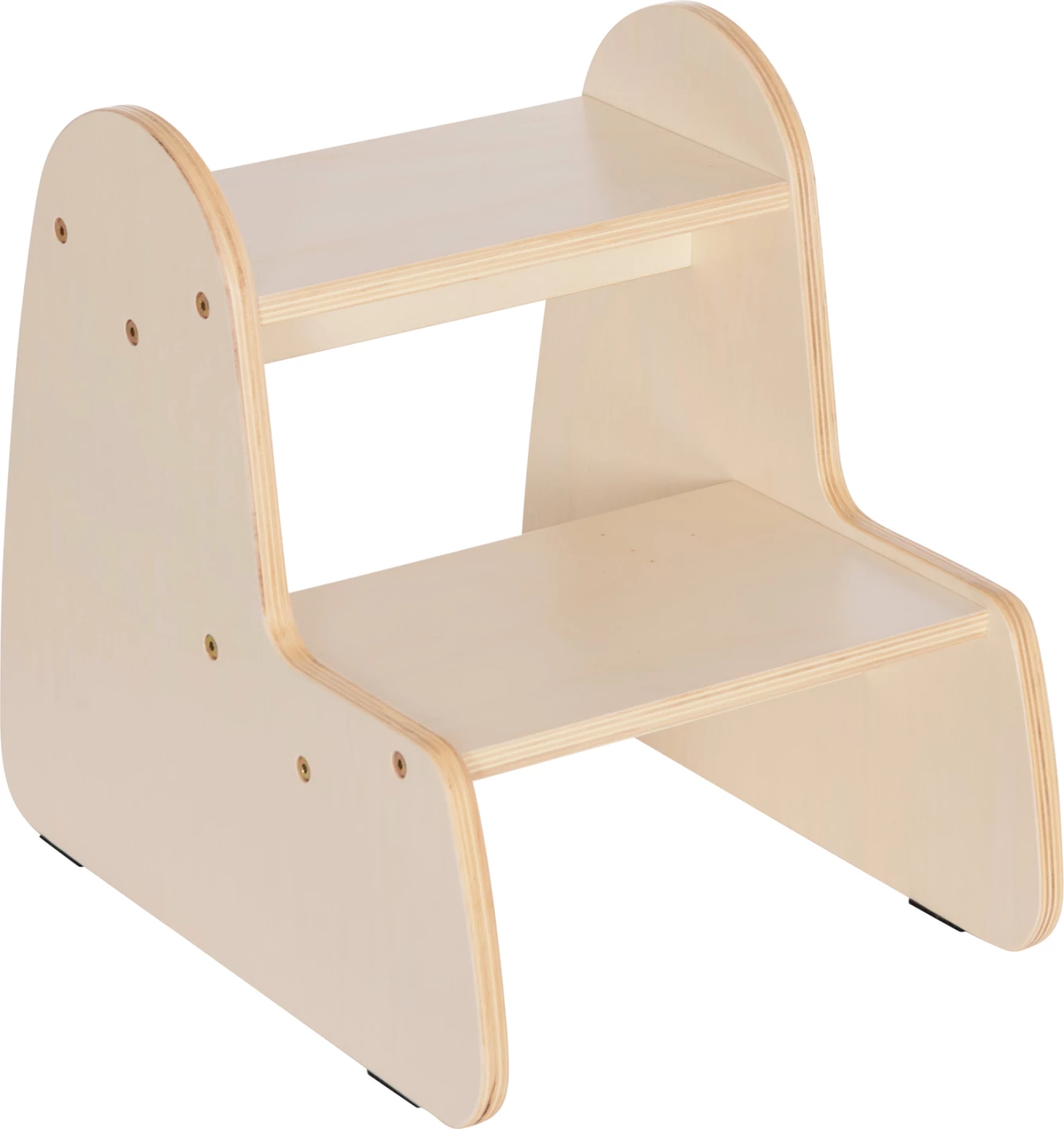 Shkallë për fëmijë RICKI, MDF & kompensatë, ngjyrë natyrale, FH18340.01, 33x43.5x40.5cm