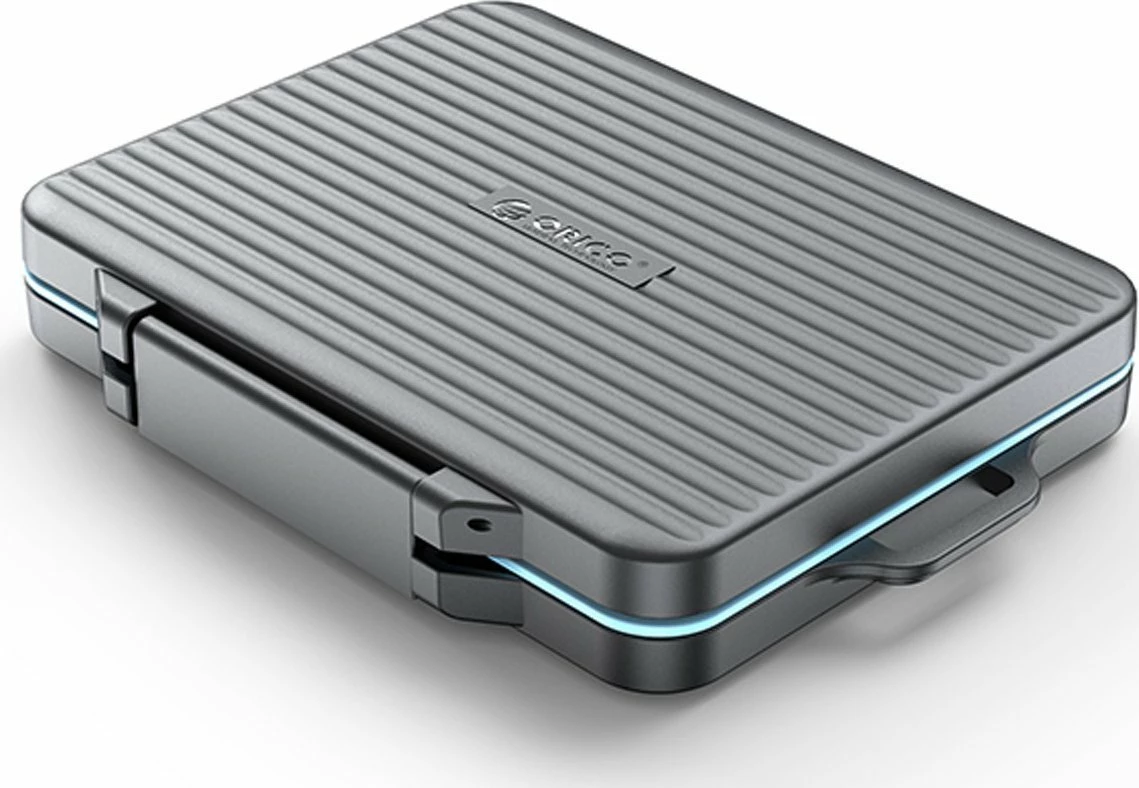 Kuti për karta memorje Orico PHCD-4-BK-BP, 8 SD + 4 CF, me karabiner, e zezë