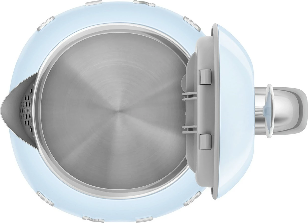 Ibrik elektrik SMEG KLF05PBEU mini, 1400W, 0.8L, kaltër