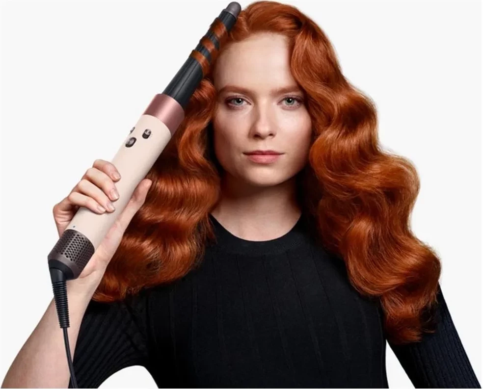 Multistyler flokësh Dyson Airwrap i.d. Straight+Wavy, 1300W, 6 aksesorë, rozë