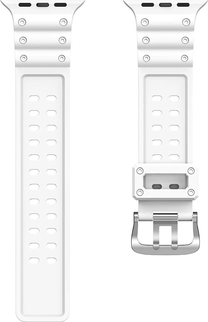 Rrip për Apple Watch Hurtel Strap Triple Protection, TPU, i bardhë