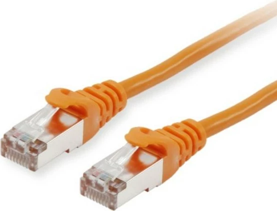 Kabllo rrjeti Equip Cat6a 25m, S/FTP, RJ-45, portokalli