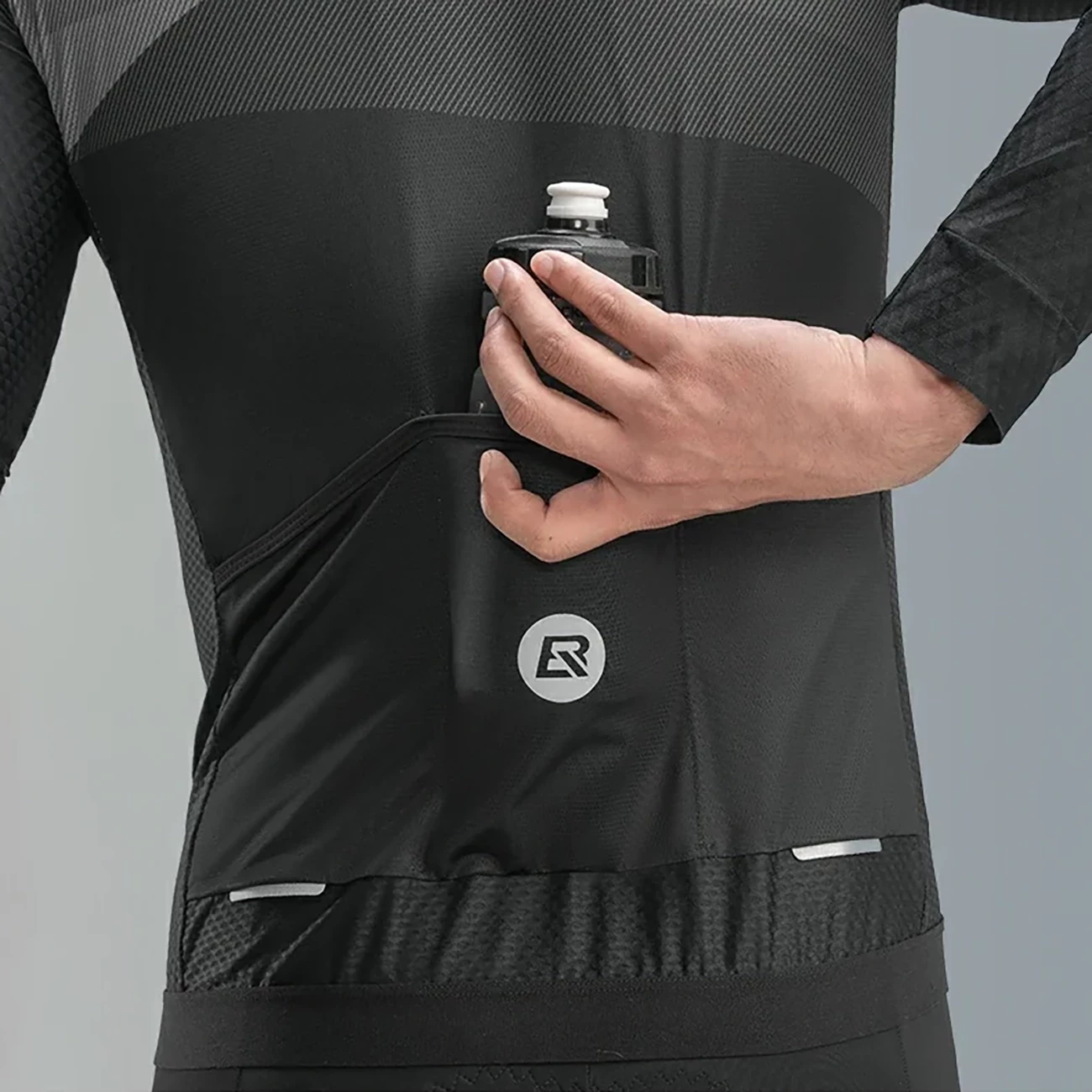 Bluzë çiklizmi Rockbros 15120009003 me mëngë të gjata, L, e zezë