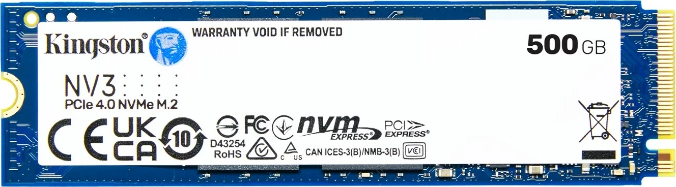 Disk SSD Kingston NV3 M.2 2280 NVMe, 500GB
