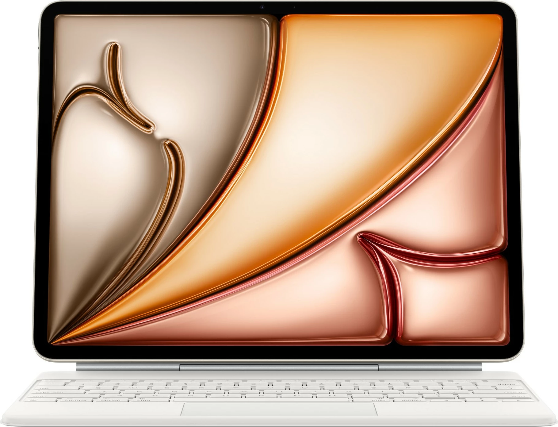 Tastierë Apple Magic Keyboard me trackpad, QWERTZ, gjermanisht, për iPad Air 13" (M3/M2), e bardhë