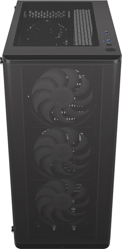 Kasë Endorfy Ventum 200 ARGB, ATX, 4 ventilatorë ARGB, xham i temperuar, e zezë