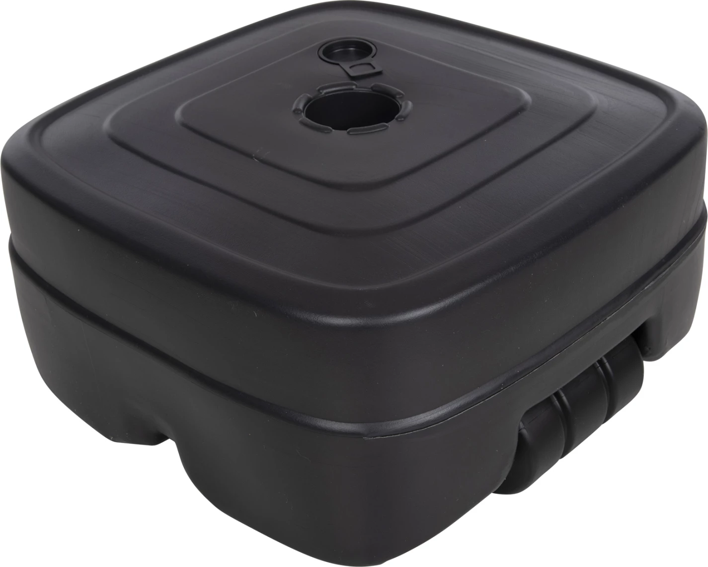 Bazë plastike për ombrellë me rrotë SOLBAS FH6113.02 ngjyrë antracit për shtyllë 33/50mm 46,5x23,5H cm