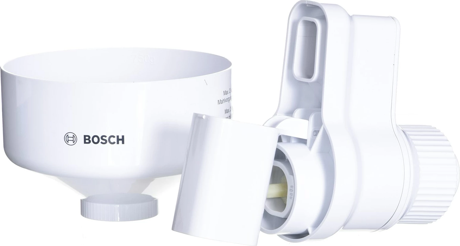 Aksesor për robot kuzhine BOSCH MUZ 5GM1, mulliri për drithëra, i bardhë