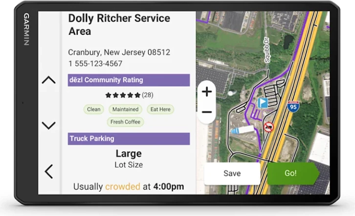 Navigator Garmin dēzl™ LGV1020, 10 inch