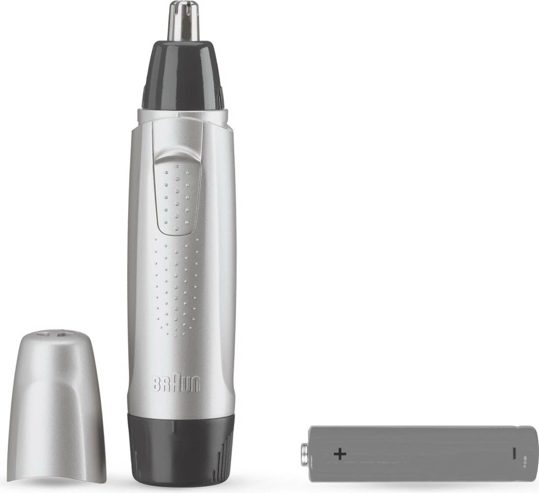 Makinë rroje Braun EN 10, për hundë dhe veshë, inox, pa kabllo, e zezë/gri