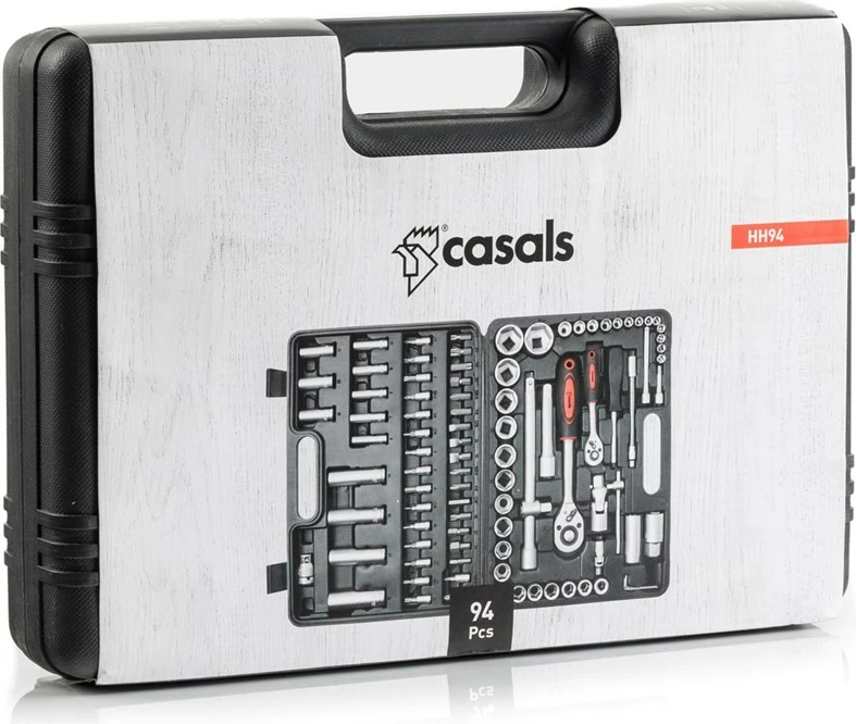 Set veglash dore Casals HH94, 94 pjesë, zi