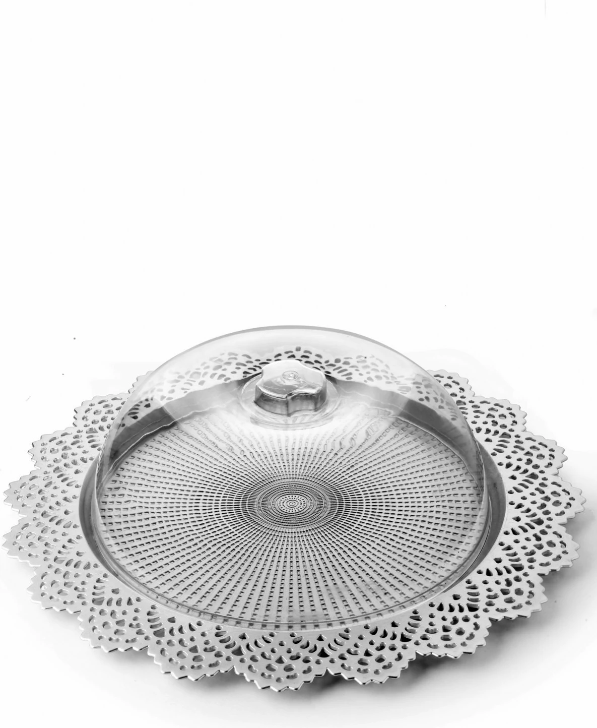 Enë plastike në formë zileje, ngjyrë argjendi, Hermia MRTS