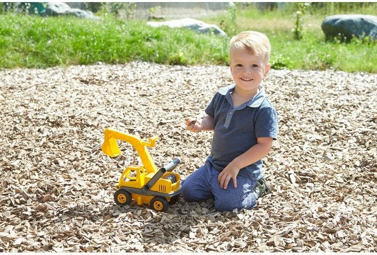 Ekskavator lodër Lena EcoActives 37 cm, e verdhë/gri