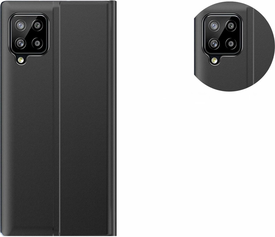 Mbështjellës Hurtel Sleep Case Bookcase me smart window për Samsung Galaxy A22 4G, Rozë
