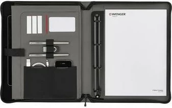 Mbështjellës Wenger Venture me zinxhir dhe doreza, i zi