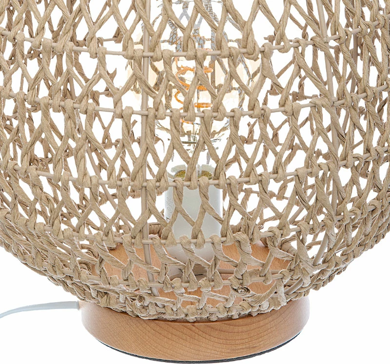 Llambë tavoline Etel E27 natyrale D30x35.5cm