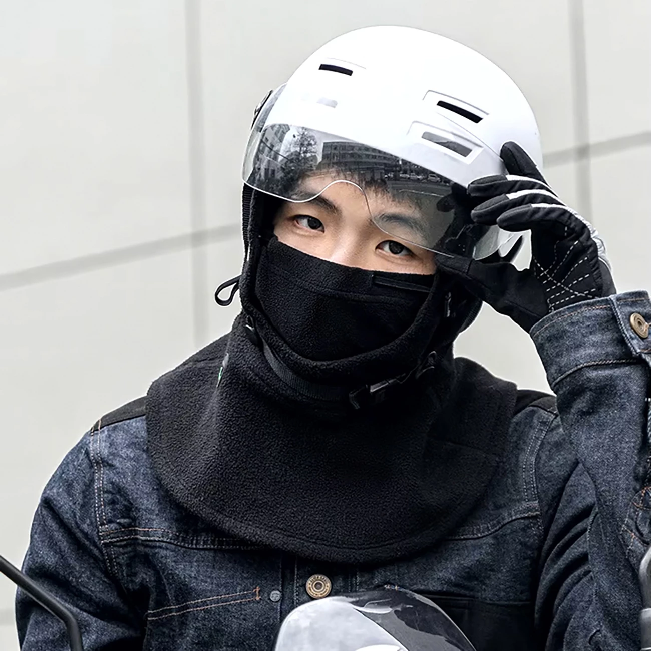 Balaklavë sportive Rockbros YPP034, polar, e zezë