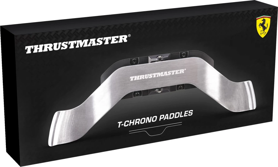 Paddle ndërrimi marshe Thrustmaster T-CHRONO PADDLE WW VERSION, alumin, për Formula Wheel Ferrari SF1000 Edition, kompatibil PS4/PS5/Xbox/PC, argjendtë, set 2 copë