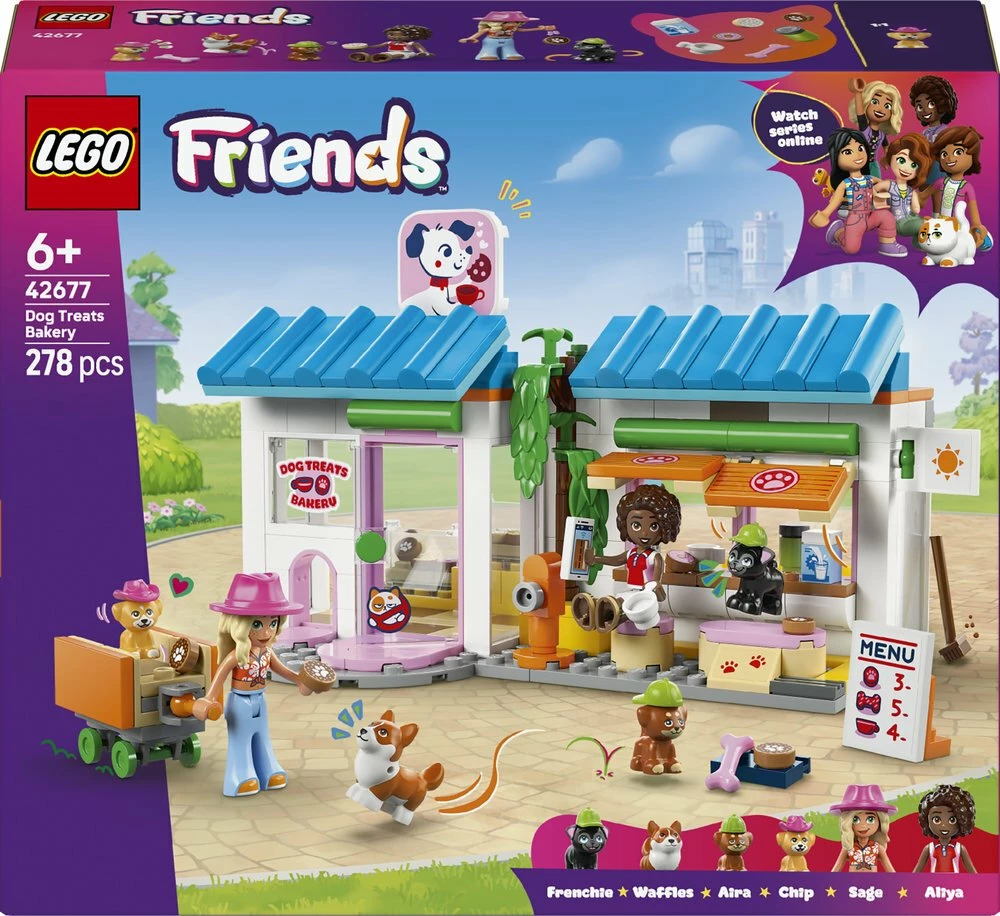 Set LEGO Friends Bakery with Dog Treats 42677, 278 copë