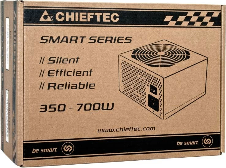 Kasë Chieftec GPS-700A8, 700W, ATX, 12cm, e zezë