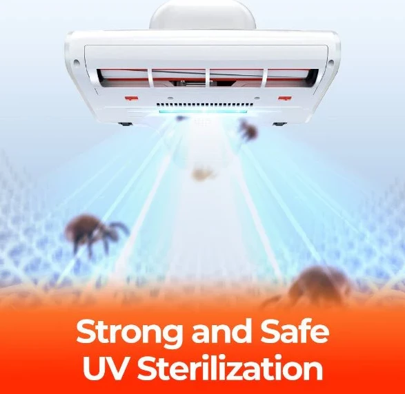 fshesë me vakum kundër marimangave Uwant M300, 13 kPa, UV, 0.3 L, kabllo 4.5 m, bardhë/zezë