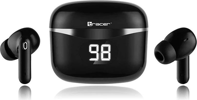 Kufje Tracer T5 TWS, Bluetooth 5.2, të zeza