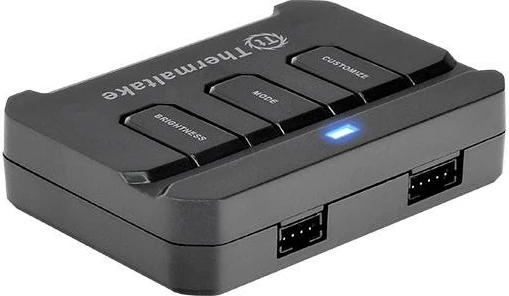 Shirit LED RGB Thermaltake Lumi 3 copë, 300mm, i zi