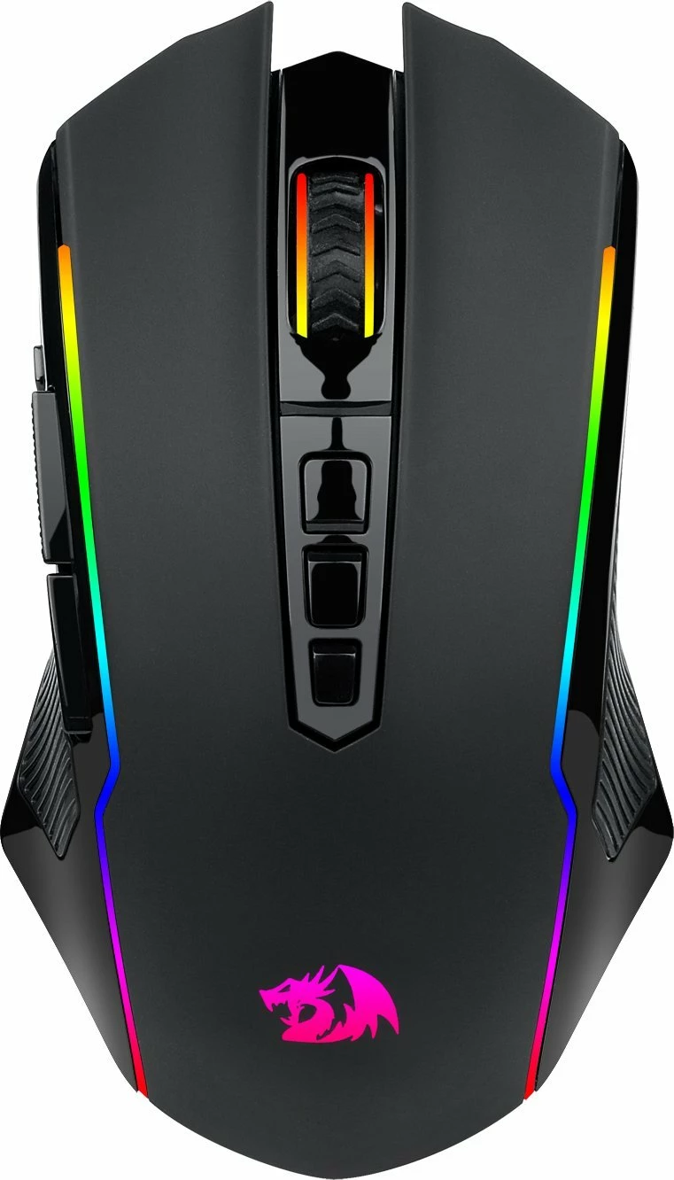 Maus gaming Redragon M914-RGB NIX 5000 DPI, RGB, wireless/USB/Bluetooth, i zi