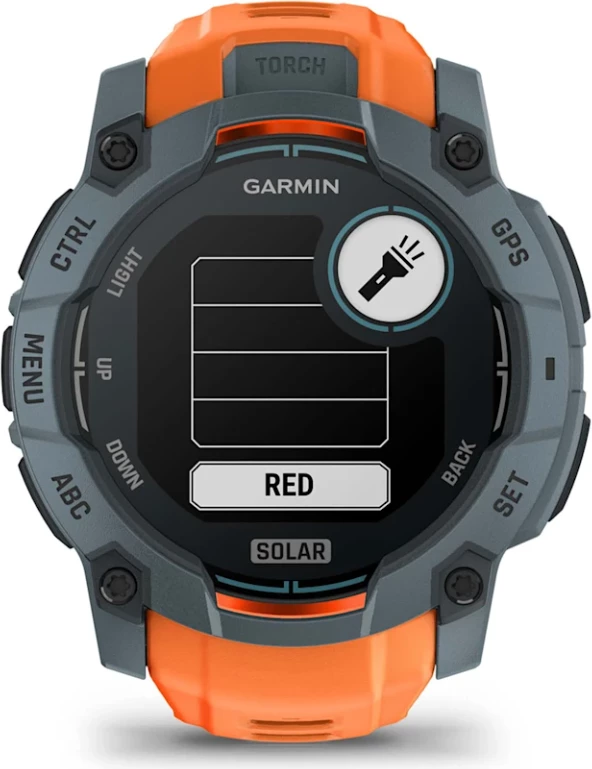 Smartwatch Garmin Instinct® 3 Solar – Twilight with Solstice Silicone Strap, 50 mm