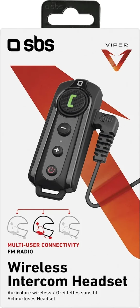 Interkom motoçiklete SBS TEMOTOINTERCOMK, wireless, Bluetooth V3.0, i zi