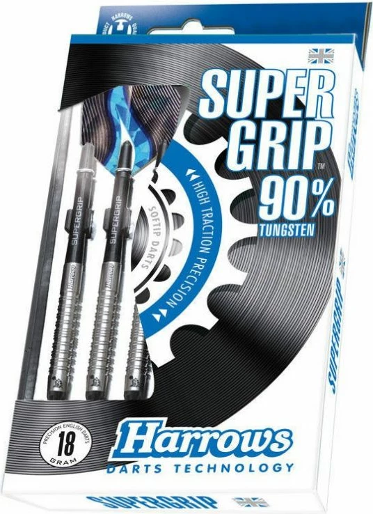 Shigjeta softip Harrows, unisex, të zeza/gri