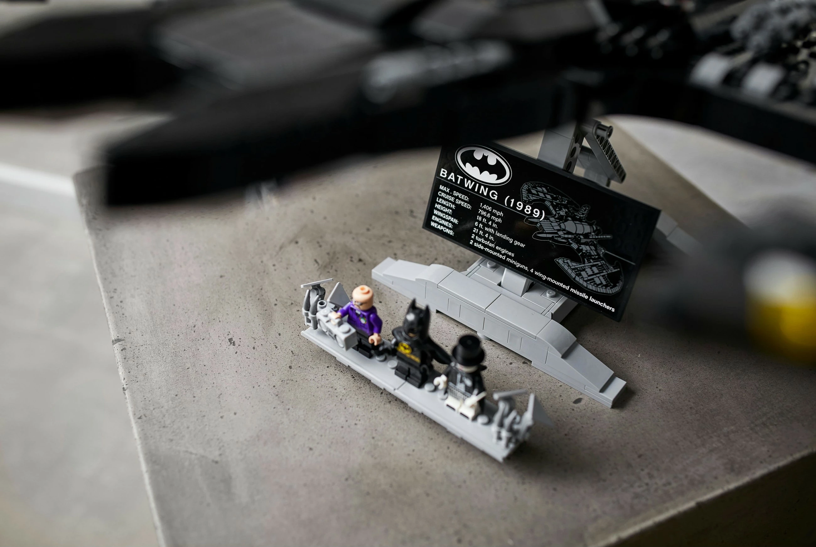 Set ndërtimi LEGO DC Comics Super Heroes 1989 Batwing, 2363 copë, plastikë, shumëngjyrësh