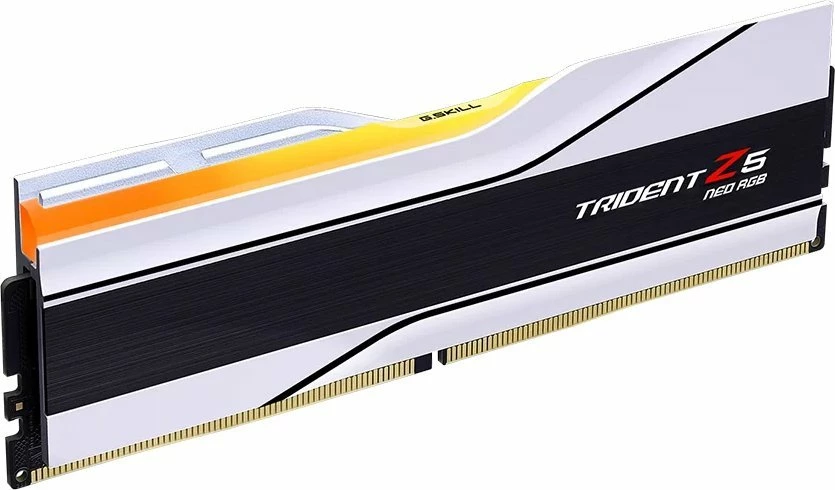 RAM Memorje G.Skill Trident Z5 Neo RGB F5-6000J2836G16GX2-TZ5NRW 32GB (2x16GB) DDR5 6000MHz CL28 UDIMM, bardhë/zi, set
