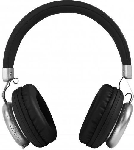 Kufje Bluetooth Rebeltec Mozart, on-ear, me mikrofon, Zezë/Argjendtë