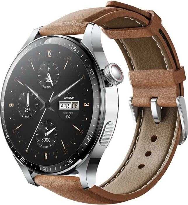 Smartwatch Joyroom JR-FC2 Pro, 1.46", 350 mAh, iOS/Android, argjendtë me rrip lëkure