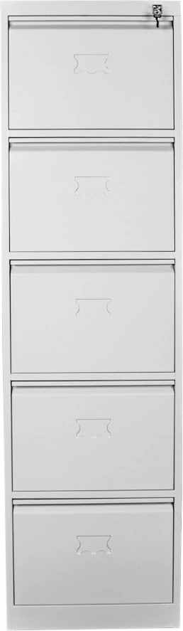 Dollap metalik me 5 sirtarë, ngjyrë gri e çelët, Skye Decor, Js1023