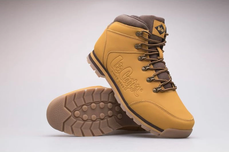 Këpucë për meshkuj Lee Cooper, të verdha