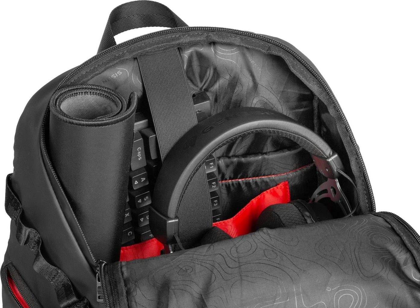 Çantë shpine GENESIS Pallad 420, 15.6", poliester, e zezë