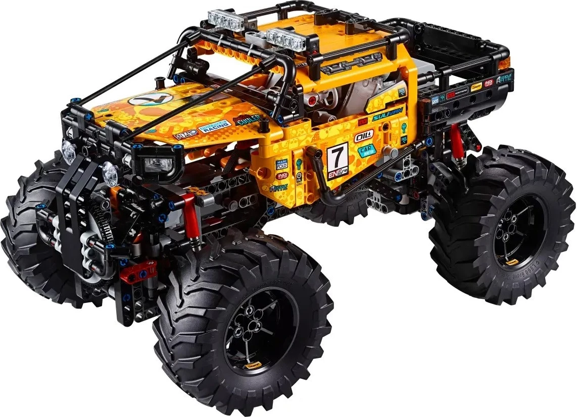 Set LEGO Technic 4X4 X-treme Off-Roader 42099, Portokalli