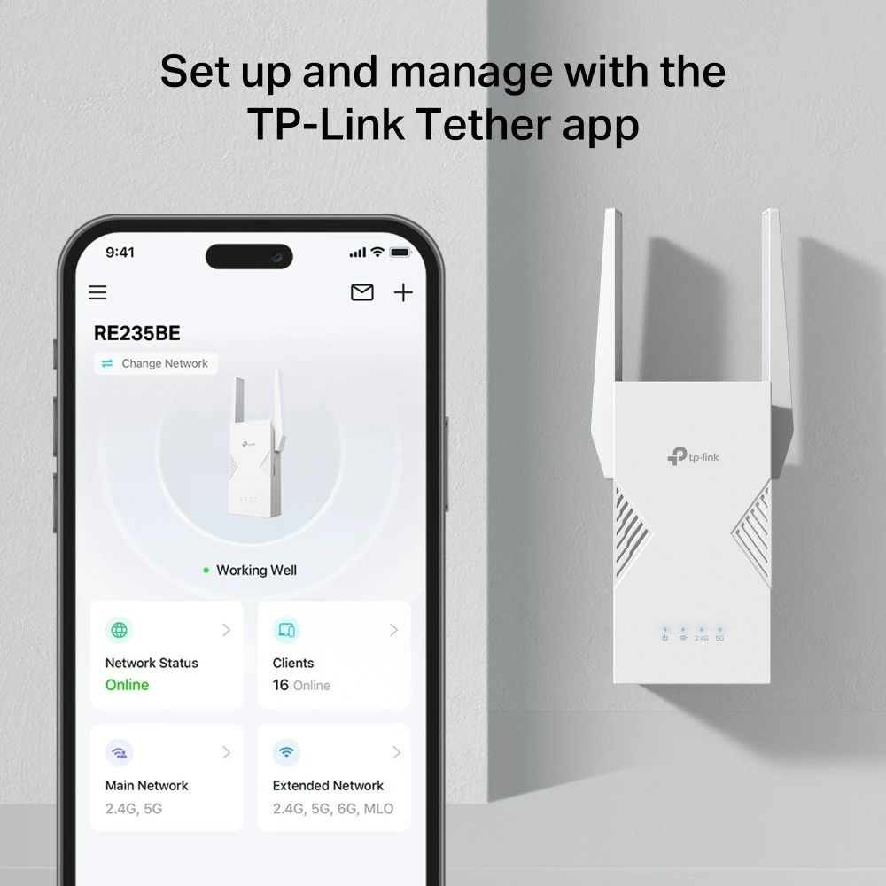 Përsëritës rrjeti TP-Link RE235BE, 2500 Mbit/s, i bardhë