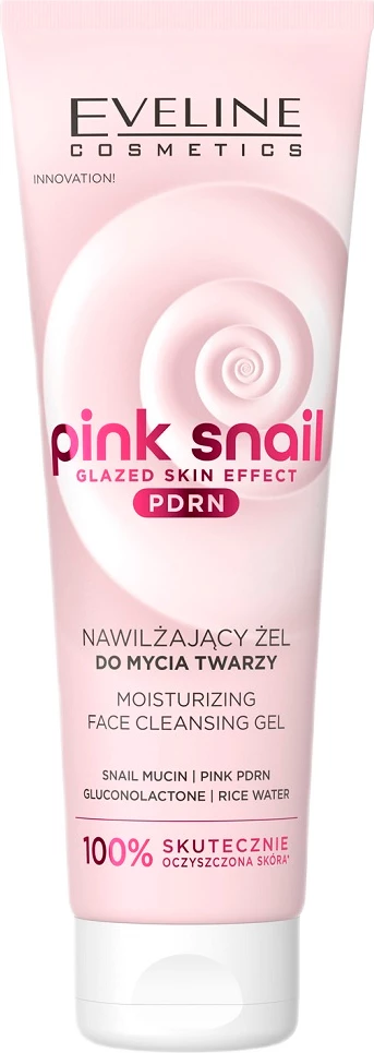 Xhel për larje fytyre Eveline Cosmetics Pink Snail për femra, 140ml