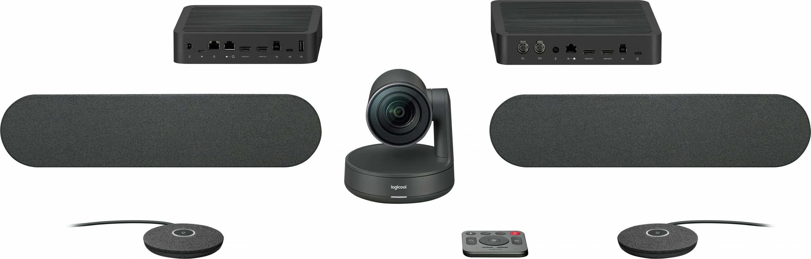 Sistem video konferencash Logitech Rally, 4K Ultra HD, 15x, Zi