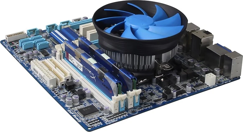 Ftohës Procesori DeepCool Gamma Archer, 12 cm, Aluminium, Zi dhe Blu