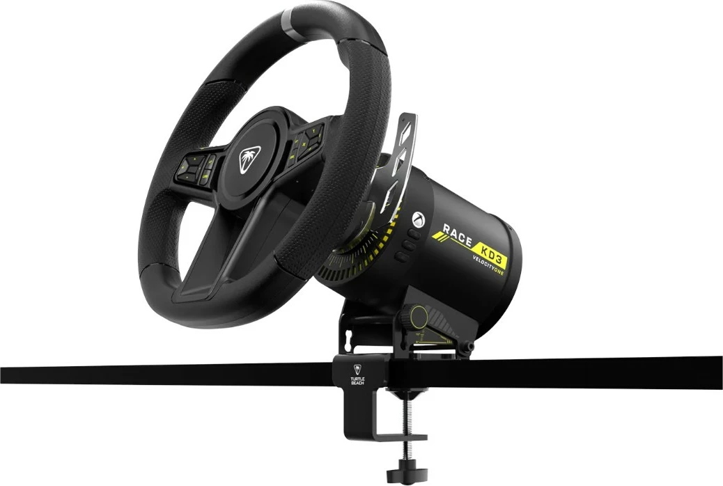 Timon garash Turtle Beach VelocityOne Race KD3, direct drive 3.2 Nm, 2160°, për PC/Xbox, set me pedale, i zi