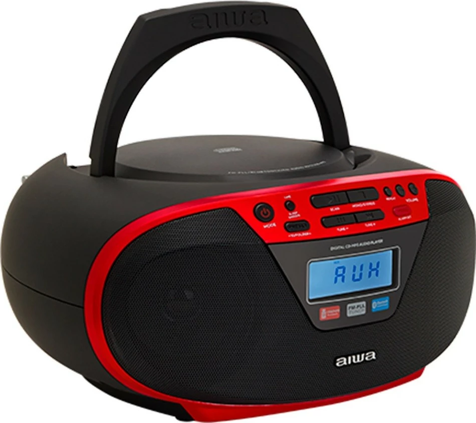 Boombox AIWA BBTU-400RD, CD/MP3, Bluetooth, USB, FM, i zi/kuq