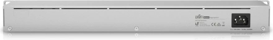Switch Ubiquiti USW-AGGREGATION, Managed L2, 1U, Argjendtë