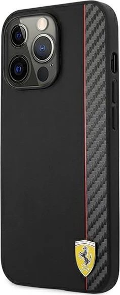 Mbështjellës Ferrari FESAXHCP13XBK FER000481-0 për iPhone 13 Pro Max 6.7\", hardcase, i zi