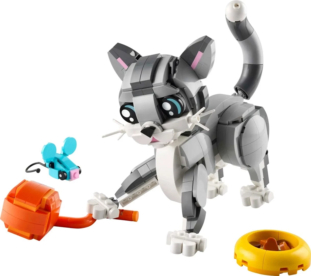 Set LEGO Creator 3 në 1, Playful Cat 31163, për fëmijë 8+ vjeç